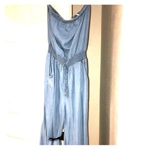 Guess soft jean color jumpsuit size: M